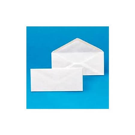 Universal Gummed Plain Envelopes, #6, 3-5/8"W x 6-1/2"H, White, 500/Box, 10 Boxes/Case 35206